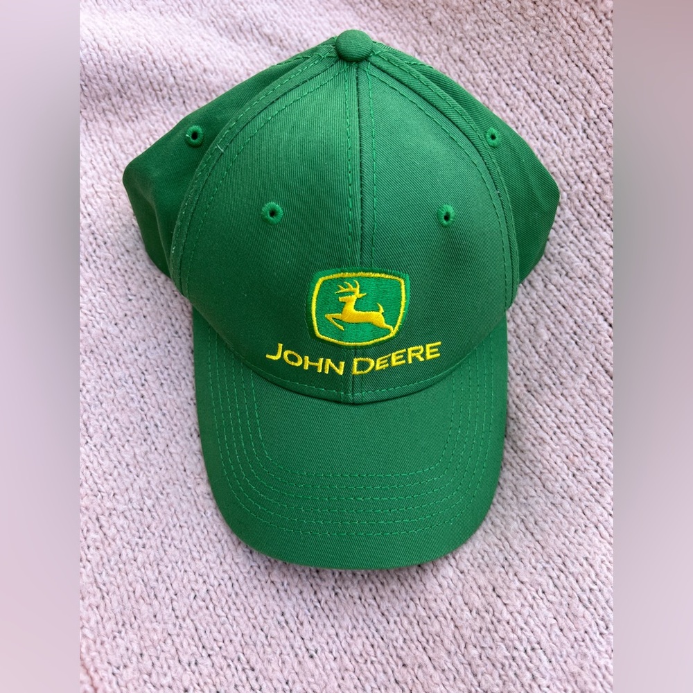 John Deere Green Cap with Yellow Logo